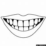 Colorear Mouths Smile Boca sketch template