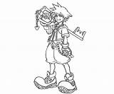 Coloring Kingdom Hearts Pages Color Printable Getdrawings Getcolorings sketch template