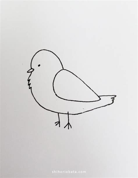 drawing   bird sitting  top   white sheet