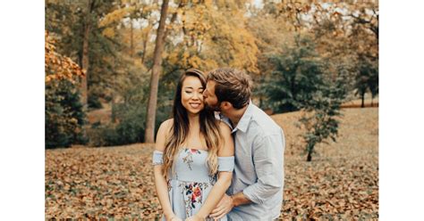 Fall Leaves Engagement Shoot Popsugar Love And Sex Photo 28