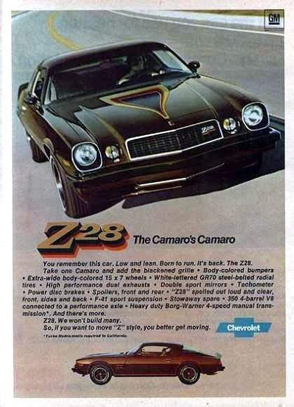 Pin By Nel Djny On Classic Car Ads 50 S 60 S 70 S Camaro