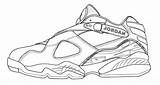 Jordan Jordans Schuhe Ausmalbilder Coloringhome Ausmalbild Adults sketch template