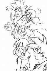 Chichi Goku Chi sketch template