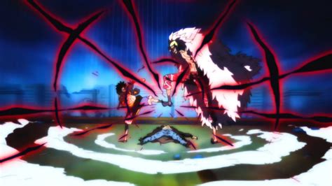 piece episode  anime review luffy  doflamingo conquerors haki clash youtube