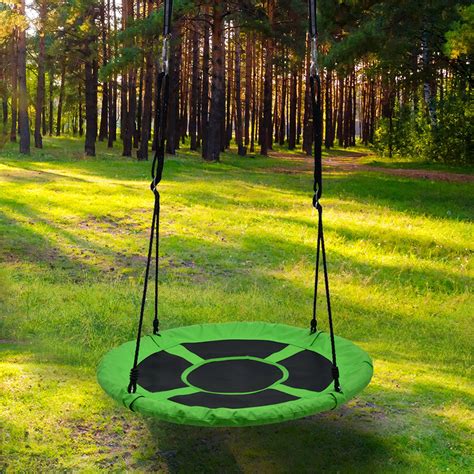 detachable swing sets  kids playground platform saucer swing rope   diameter walmartcom