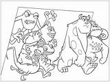 Monstros Bewachen Proteja Guardia Malvorlagen Colorare Sally Colorkid Garde Coloriage Scarer Monstres Cie Monstruos Companhia Wazowski Genie Gefunden Haben Randall sketch template