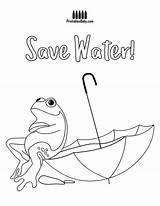 Water Coloring Pages Poster Frog Printables Kids Sheet Posters Sheets Printable Saves Banners sketch template
