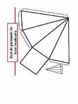 Cuadrada Piramide sketch template