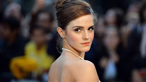 Emma Watson Actress Brunette Photography Closeup