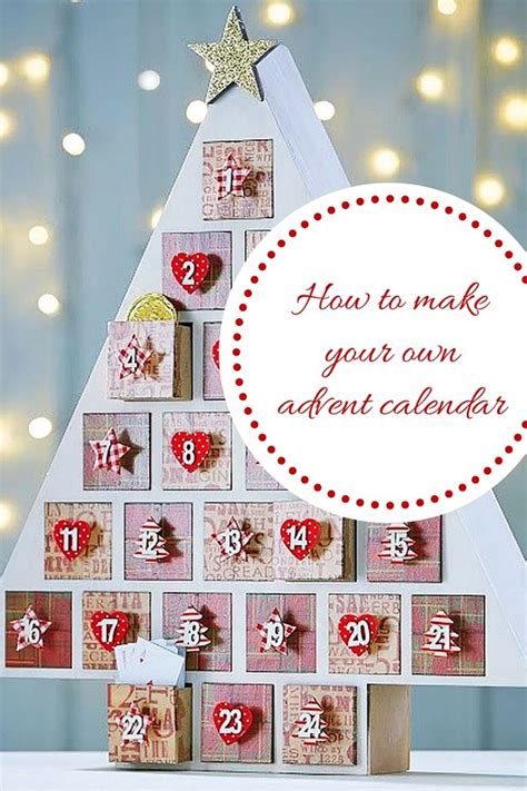 diy christmas advent calendar      homemade festive calendar   easy steps