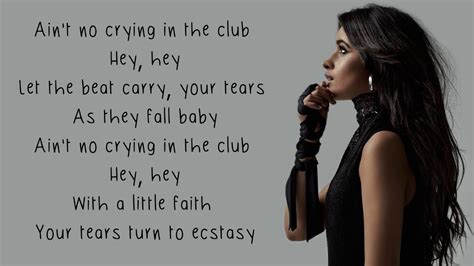 Crying In The Club Camila Cabello Lyrics Youtube