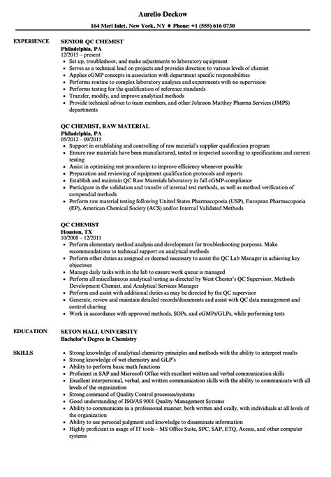 analytical chemist resume objectives mt home arts