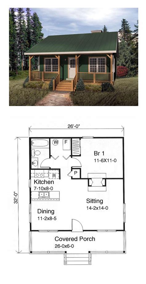 tiny house plan  total living area  sq ft  bedroom   bathroom tinyhome