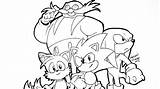Sonic Mania Color Coloring Pages Classic Drawing Getdrawings sketch template
