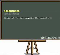 Image result for acebucheno. Size: 202 x 185. Source: www.definiciones-de.com