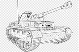 Mewarnai Pages Panzer Malvorlagen Ausmalen Perang Zeichnen Pngdownload Pngegg Angle Asd6 Dunia sketch template