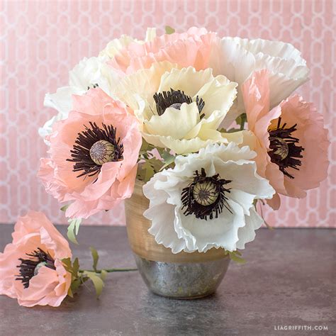 crepe paper poppies video tutorial