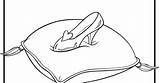 Cinderella Slipper Glass Coloring Pages sketch template