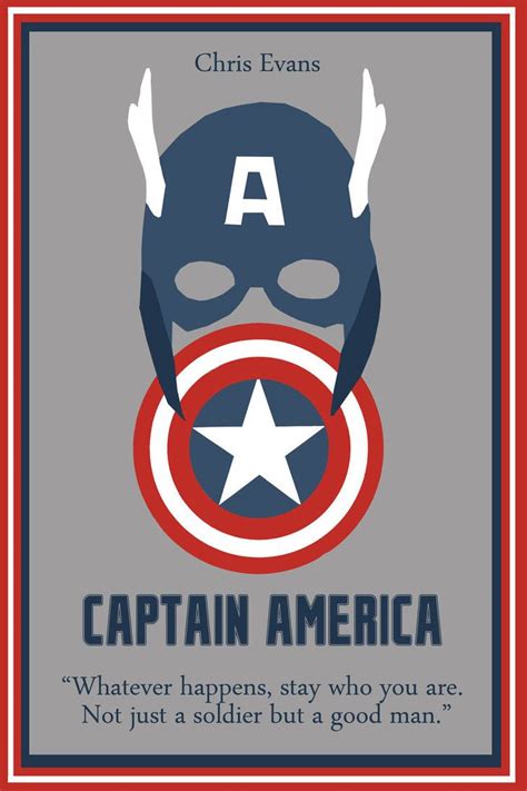 Captain America Minimalist Movie Poster Movie Posters Minimalist