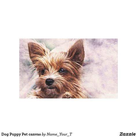 dog puppy pet canvas zazzlecom dog canvas watercolor dog dogs