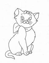 Coloring Pages Cat Cats Printable Kids sketch template