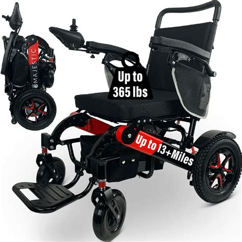 electric wheelchair  adults folding  terrain lightweight wheelchairs standard black