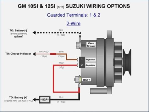 chevy  wire alternator diagram