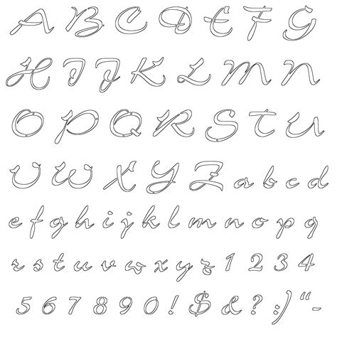 printable alphabet stencils view image design view stencil