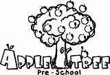 Coloring Apple Tree Pre School Wecoloringpage sketch template