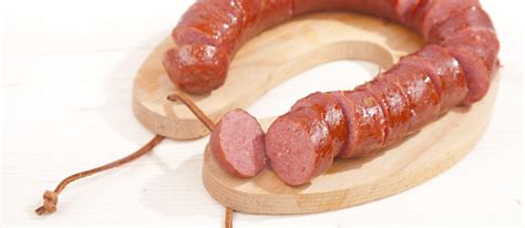 rookworst traditional sausage  netherlands
