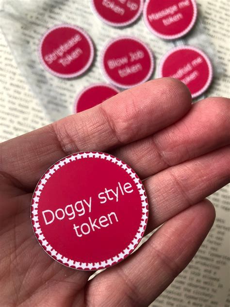 Rude Sex Tokens Sex Role Play Tokens Ts For Him Ts Etsy
