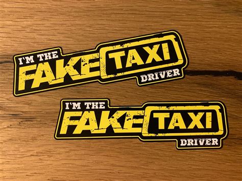 fake taxi aufkleber porn fun sticker low how deep airrde oem auto
