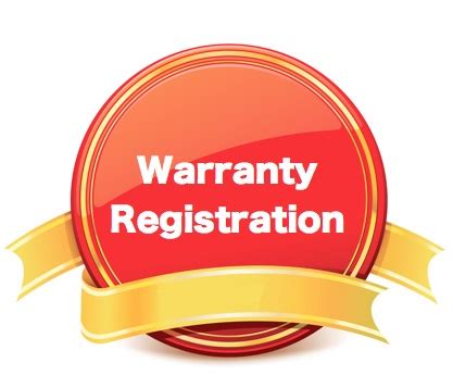 warranty registration form