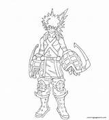 Bakugo sketch template