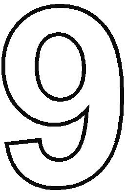 number  coloring pages    clipartmag