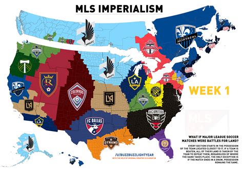 major league soccer imperialism map  week   birth