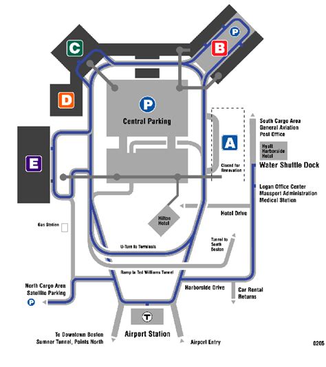 boston general edward lawrence logan international airport map boston