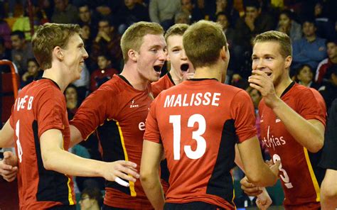 wk  verlies belgie duitse winst vizier op volleybal