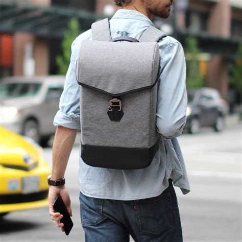 hustle backpack steel solgaard touch  modern
