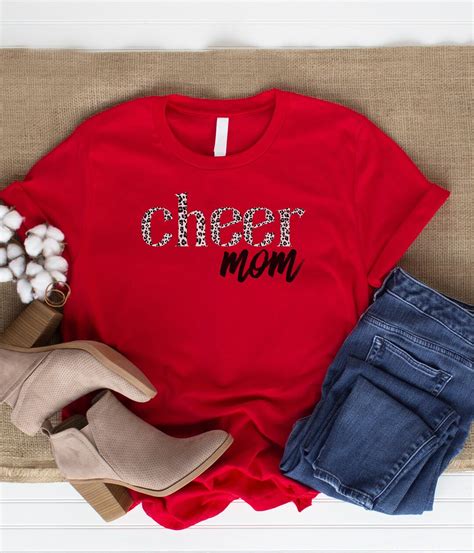 Cheer Mom Shirt For Cheerleading Mom Football Cheer Mom Etsy