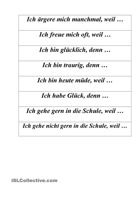 weil saetze deutsch lernen deutsch lesen und deutsch