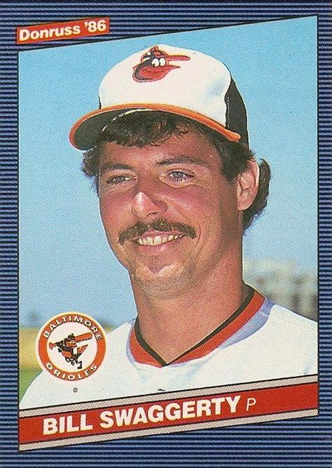 orioles card   day bill swaggerty  donruss