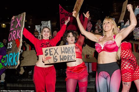 Women Take To London S Street To Protest About Sex Worker