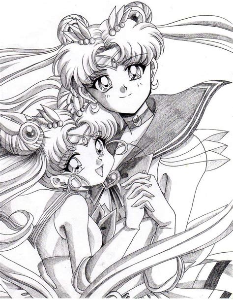 Sailor Moon And Daughter By Rurutia8 Sailor Moon Art Sailor Chibi