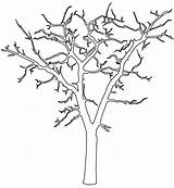 Tree Coloring Bare Dead Usable Via sketch template