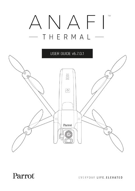 manuale parrot anafi thermal  pagine