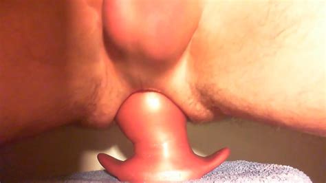 stretching my ass with monster egg anal plug gay porn 69