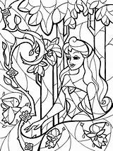 Coloring Pages Glass Stained Disney Adults Beauty Sleeping Adult Printable Sheets Princess Patterns Colouring Book Mandie Manzano Color Tangled Books sketch template