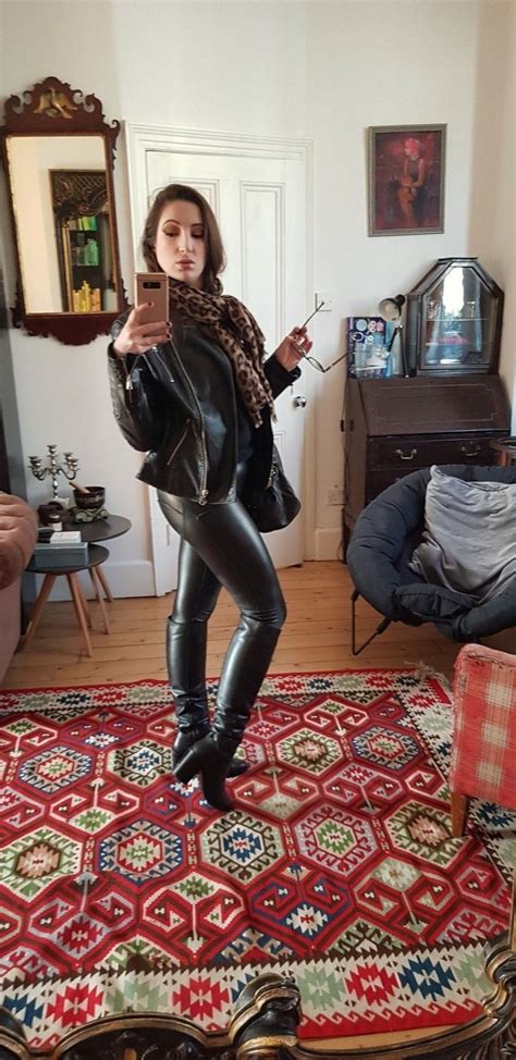 lederlady ️ leather pants outfit leather pants leather