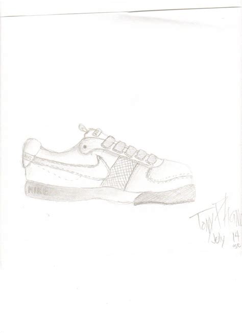 nike shoe design sketch  tonyphamcreations  deviantart